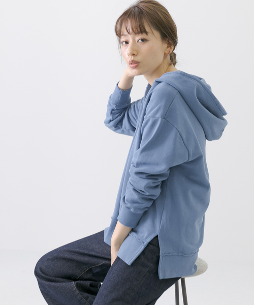 URBAN RESEARCH Sonny Label（アーバンリサーチサニーレーベル）の「抗菌防臭Vネックフーディースウェット（Tシャツ/カットソー・レディース・ブラック/レッド/ブラウン/ブルー/オフホワイト・FREE）」の5枚目の写真