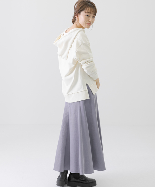 URBAN RESEARCH Sonny Label（アーバンリサーチサニーレーベル）の「抗菌防臭Vネックフーディースウェット（Tシャツ/カットソー・レディース・ブラック/レッド/ブラウン/ブルー/オフホワイト・FREE）」の14枚目の写真