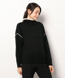 HONEYSUCKLE ROSE | 【HONEYSUCKLE ROSE】配色ラインタートルニット(ニット/セーター)