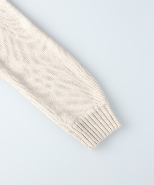 HONEYSUCKLE ROSE（ハニーサックルローズ）の「【HONEYSUCKLE ROSE】配色ラインタートルニット（ニット/セーター・レディース・ブラック/オフホワイト/グリーン・M/L）」の15枚目の写真