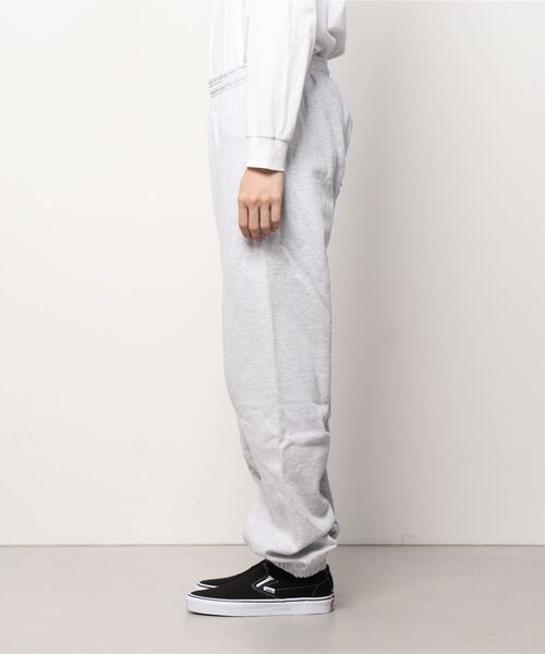 LOS ANGELES APPAREL（ロサンゼルスアパレル）の「LA APPAREL / ロサンゼルスアパレル　 HEAVY FLEECE SWEAT PANTS ヘビーフリーススウェットパンツ（スウェットパンツ・メンズ・ライトグレー/ブラック・MEDIUM/LARGE）」の3枚目の写真