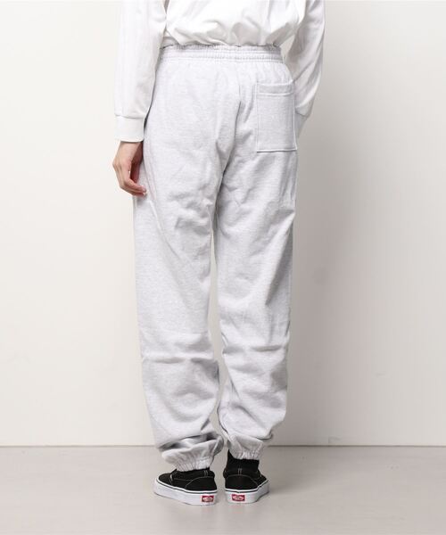 LOS ANGELES APPAREL（ロサンゼルスアパレル）の「LA APPAREL / ロサンゼルスアパレル　 HEAVY FLEECE SWEAT PANTS ヘビーフリーススウェットパンツ（スウェットパンツ・メンズ・ライトグレー/ブラック・MEDIUM/LARGE）」の4枚目の写真