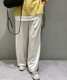 SHENERY | ポリエステルサテンヴィンテージワイドパンツ(その他パンツ)