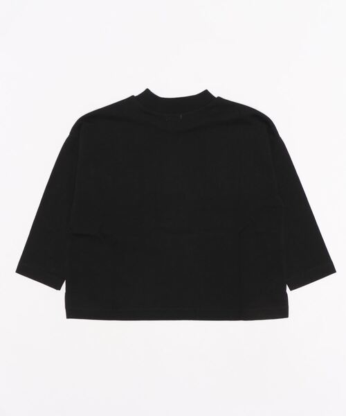 LOWRYS FARM(ローリーズファーム)の「モックネックロンT 216220(Tシャツ/カットソー・キッズ・ホワイト/ブラック/オレンジ・110cm/120cm/130cm/140cm/150cm)」の4枚目の写真