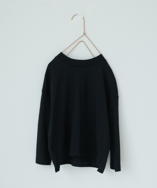 LOWRYS FARM(ローリーズファーム)の「モックネックロンT 216220(Tシャツ/カットソー・キッズ・ホワイト/ブラック/オレンジ・110cm/120cm/130cm/140cm/150cm)」の1枚目の写真