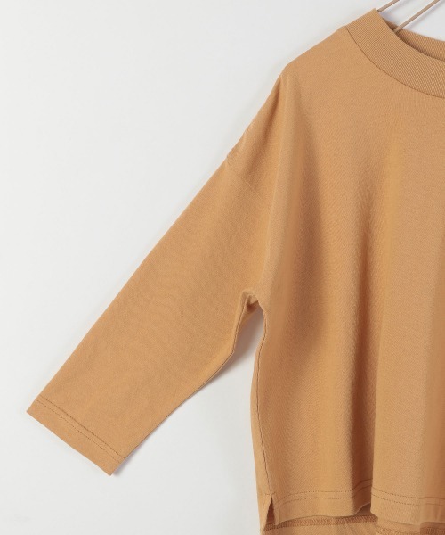 LOWRYS FARM(ローリーズファーム)の「モックネックロンT 216220(Tシャツ/カットソー・キッズ・ホワイト/ブラック/オレンジ・110cm/120cm/130cm/140cm/150cm)」の7枚目の写真