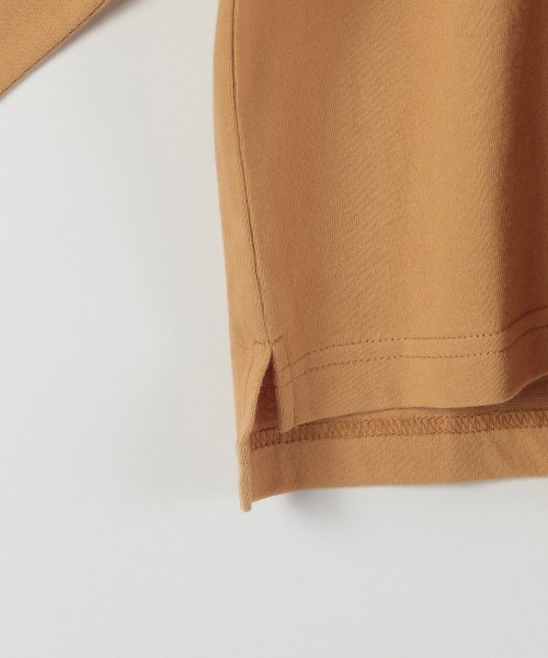 LOWRYS FARM(ローリーズファーム)の「モックネックロンT 216220(Tシャツ/カットソー・キッズ・ホワイト/ブラック/オレンジ・110cm/120cm/130cm/140cm/150cm)」の8枚目の写真