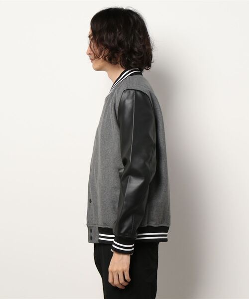 VIBGYOR(ヴィブジョー)の「メルトンスタジャン(スタジャン・メンズ・ブラック/ネイビー/ミックスグレー/チェック・MEDIUM/LARGE/X-LARGE)」の5枚目の写真