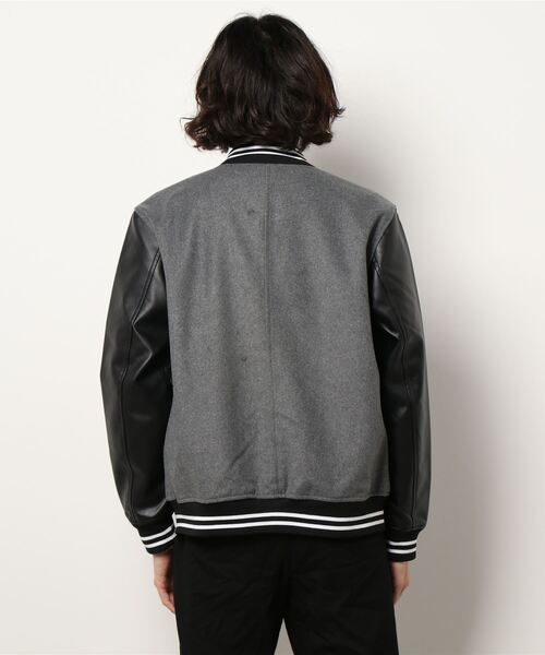 VIBGYOR(ヴィブジョー)の「メルトンスタジャン(スタジャン・メンズ・ブラック/ネイビー/ミックスグレー/チェック・MEDIUM/LARGE/X-LARGE)」の7枚目の写真