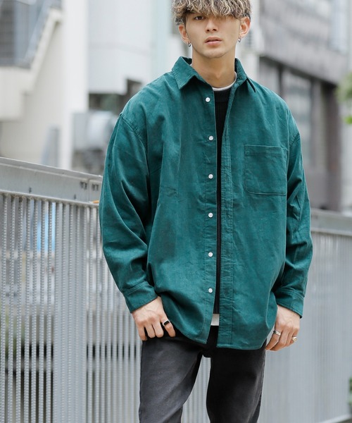 Beno（ビーノ）の「コーデュロイ レギュラーカラー オーバーシャツ