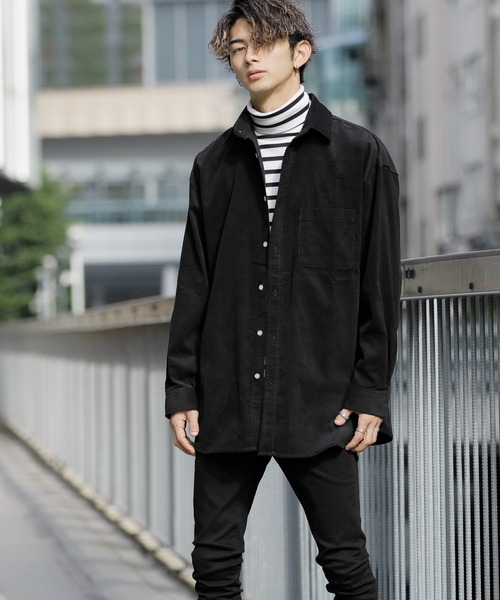 セール】コーデュロイ レギュラーカラー オーバーシャツ（シャツ