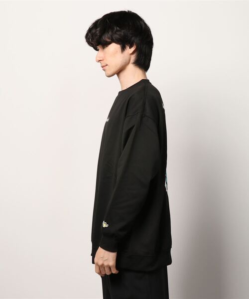 Mark Gonzales（マーク・ゴンザレス）の「Mark Gonzales(マーク ゴンザレス) プリントスウェットプルオーバー×3type（スウェット・メンズ・ブラック系2/ブラック系1/ホワイト系1/ブラック系3/ホワイト系2/ホワイト系3/ホワイト系4/ホワイト系5/ブラック系4/ブラック系5・L/M）」の17枚目の写真