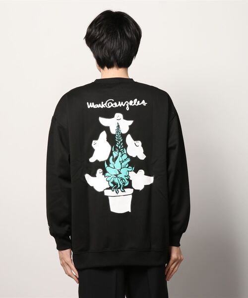 Mark Gonzales（マーク・ゴンザレス）の「Mark Gonzales(マーク ゴンザレス) プリントスウェットプルオーバー×3type（スウェット・メンズ・ブラック系2/ブラック系1/ホワイト系1/ブラック系3/ホワイト系2/ホワイト系3/ホワイト系4/ホワイト系5/ブラック系4/ブラック系5・L/M）」の11枚目の写真