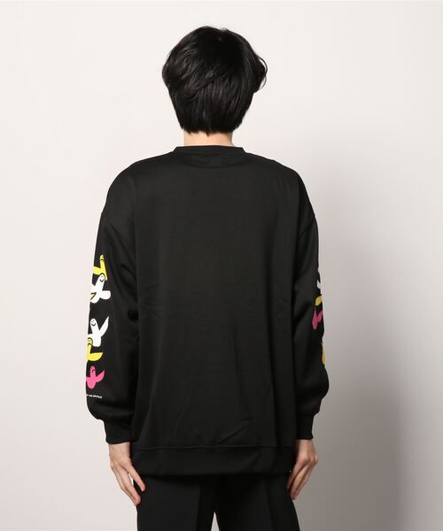 Mark Gonzales（マーク・ゴンザレス）の「Mark Gonzales(マーク ゴンザレス) プリントスウェットプルオーバー×3type（スウェット・メンズ・ブラック系2/ブラック系1/ホワイト系1/ブラック系3/ホワイト系2/ホワイト系3/ホワイト系4/ホワイト系5/ブラック系4/ブラック系5・L/M）」の15枚目の写真