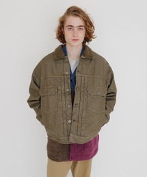 Levi's | LEVI'S(R) MADE&CRAFTED(R) OVERSZD TYPE II トラッカー MOSS ROCK(デニムジャケット)
