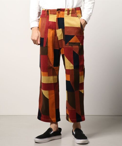 niche.（ニッチ）の「niche.(ニッチ) Switching stich baker pt（その他パンツ・メンズ・ブラウン/ホワイト・MEDIUM）」の2枚目の写真