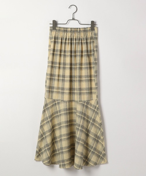Heather(ヘザー)の「アソートチェック柄マーメイドロングスカート 258472(スカート・レディース・ホワイト系その他/ブラック系その他/ブルー系その他・M/S)」の7枚目の写真