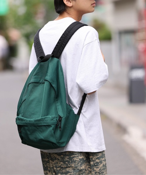 WEGO（ウィゴー）の「WEGO/ウォッシュデイパック（バックパック/リュック・メンズ・ネイビー/オレンジ/ブラック/グリーン/オフホワイト/グレー・FREE）」の17枚目の写真