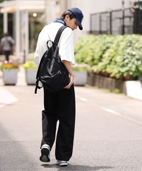 WEGO（ウィゴー）の「WEGO/ウォッシュデイパック（バックパック/リュック・メンズ・ネイビー/オレンジ/ブラック/グリーン/オフホワイト/グレー・FREE）」の18枚目の写真