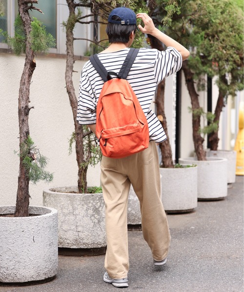 WEGO（ウィゴー）の「WEGO/ウォッシュデイパック（バックパック/リュック・メンズ・ネイビー/オレンジ/ブラック/グリーン/オフホワイト/グレー・FREE）」の13枚目の写真