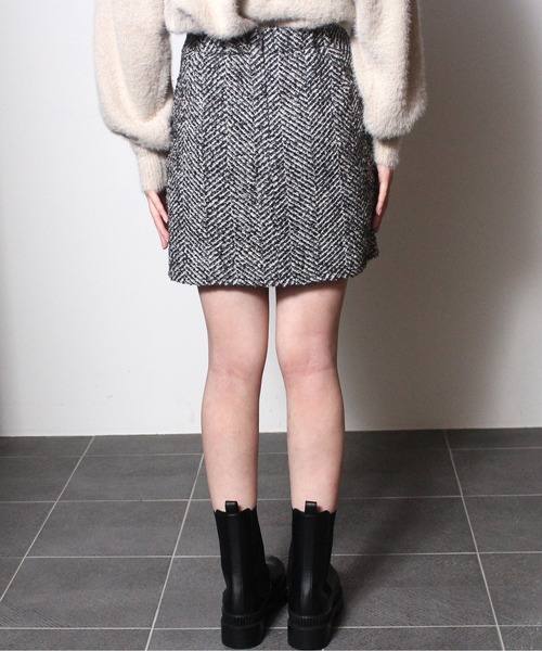 one way（ワンウェイ）の「【oneway】ツイードミニスカート（スカート
