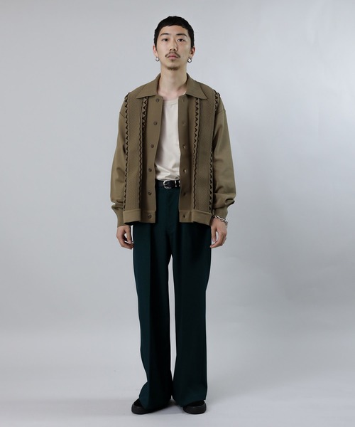 Iroquois（イロコイ）の「12GG TUCK KNIT BL（ニット/セーター）」 - WEAR