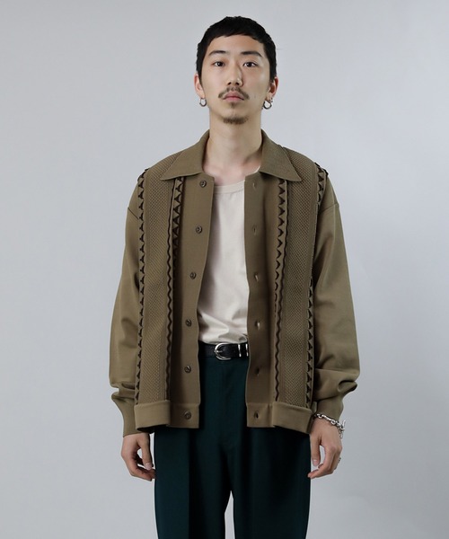 Iroquois（イロコイ）の「12GG TUCK KNIT BL（ニット/セーター）」 - WEAR