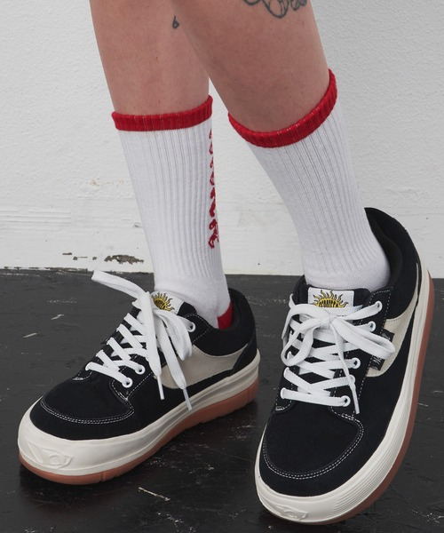 AIVER(アイバー)の「AIVER リンガーソックス(ソックス/靴下・メンズ・ホワイト/ブラック・FREE)」の3枚目の写真