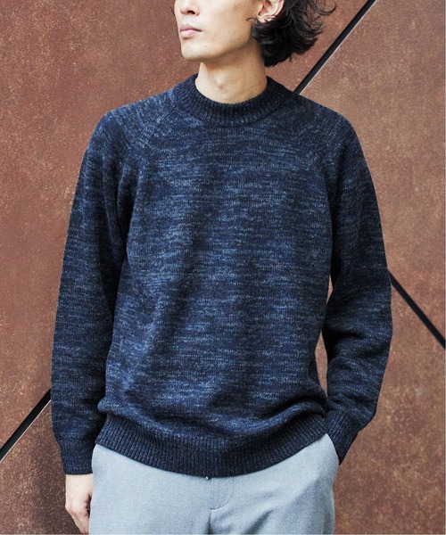 EDIFICE（エディフィス）の「Mixed カラーニット（ニット/セーター・メンズ・ホワイト/ブラック・SMALL/MEDIUM/LARGE）」の2枚目の写真