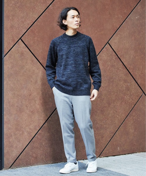 EDIFICE（エディフィス）の「Mixed カラーニット（ニット/セーター・メンズ・ホワイト/ブラック・SMALL/MEDIUM/LARGE）」の3枚目の写真