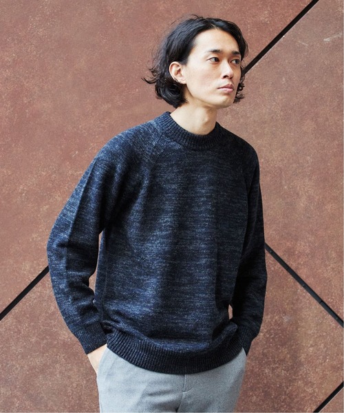 EDIFICE（エディフィス）の「Mixed カラーニット（ニット/セーター・メンズ・ホワイト/ブラック・SMALL/MEDIUM/LARGE）」の11枚目の写真