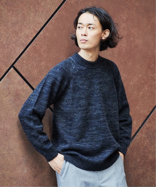 EDIFICE（エディフィス）の「Mixed カラーニット（ニット/セーター・メンズ・ホワイト/ブラック・SMALL/MEDIUM/LARGE）」の14枚目の写真