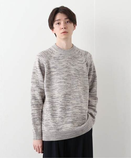 EDIFICE（エディフィス）の「Mixed カラーニット（ニット/セーター・メンズ・ホワイト/ブラック・SMALL/MEDIUM/LARGE）」の6枚目の写真