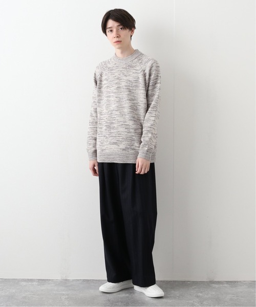 EDIFICE（エディフィス）の「Mixed カラーニット（ニット/セーター・メンズ・ホワイト/ブラック・SMALL/MEDIUM/LARGE）」の21枚目の写真