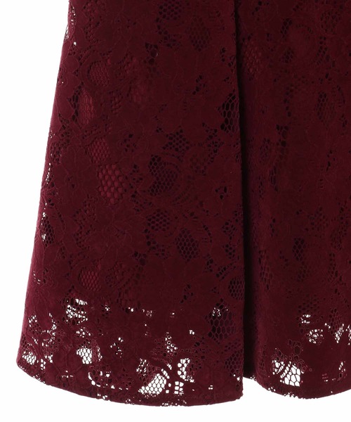 31 Sons de mode（トランテアン　ソン　ドゥ　モード）の「モールレースマーメイドスカート（スカート・レディース・ライトグレー/ネイビー/ボルドー・38/36）」の12枚目の写真