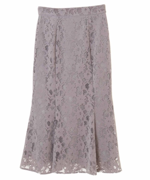 31 Sons de mode（トランテアン　ソン　ドゥ　モード）の「モールレースマーメイドスカート（スカート・レディース・ライトグレー/ネイビー/ボルドー・38/36）」の9枚目の写真