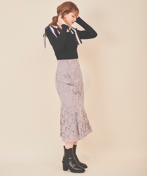 31 Sons de mode レーススカート 美人百花掲載 31 Sons de mode（トランテアン ソン ドゥ モード）の「レース