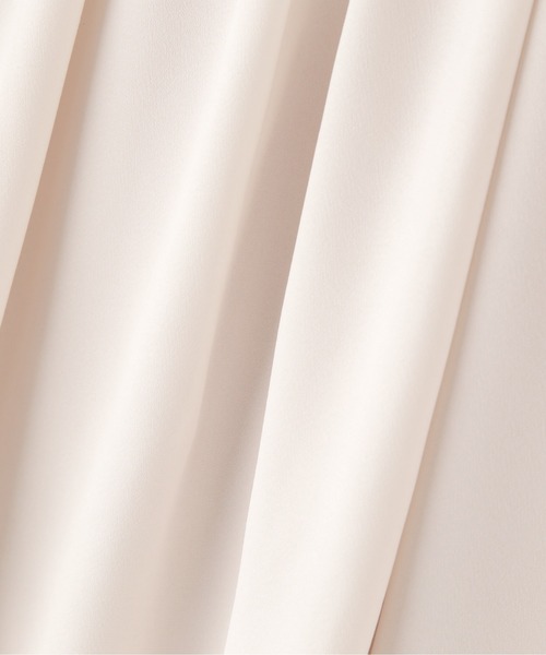 N.（N. Natural Beauty Basic）（エヌエヌナチュラルビューティーベーシック）の「◆ヴィンテージ風サテンギャザーブラウス（シャツ/ブラウス・レディース・オフホワイト/ブルー/モーブ系・MEDIUM）」の18枚目の写真