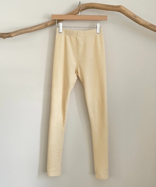 CANAL JEAN(キャナルジーン)の「arc はりぬきベロアレギンス(その他パンツ・レディース・ブラック/ネイビー/ブラウン/グレー/アイボリー・38)」の18枚目の写真