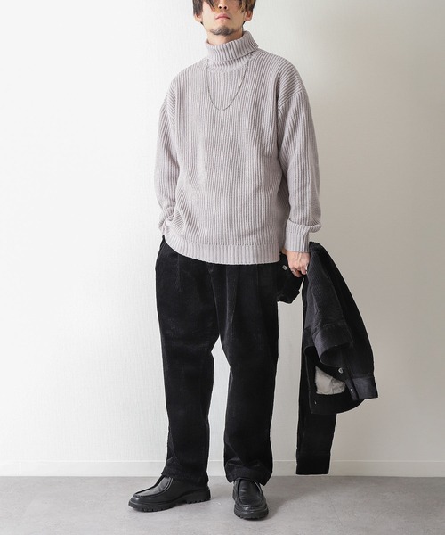 ZIP FIVE（ジップファイブ）の「【ZIP FIVE】 コーデュロイ ビッグシルエット Gジャン（デニムジャケット・メンズ・ブラック/ベージュ/ブラウン/グレー/カーキ/オレンジ/アイボリー/チャコール・MEDIUM/LARGE/X-LARGE）」の12枚目の写真