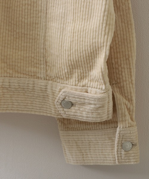 ZIP FIVE（ジップファイブ）の「【ZIP FIVE】 コーデュロイ ビッグシルエット Gジャン（デニムジャケット・メンズ・ブラック/ベージュ/ブラウン/グレー/カーキ/オレンジ/アイボリー/チャコール・MEDIUM/LARGE/X-LARGE）」の19枚目の写真