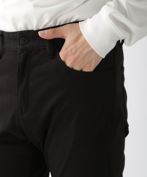 RAGEBLUE（レイジブルー）の「裏起毛レッグシャープスキニーパンツ/227924（チノパンツ・メンズ・ブラック・SMALL/MEDIUM/LARGE）」の12枚目の写真