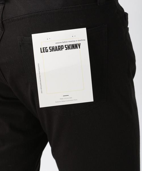 RAGEBLUE（レイジブルー）の「裏起毛レッグシャープスキニーパンツ/227924（チノパンツ・メンズ・ブラック・SMALL/MEDIUM/LARGE）」の13枚目の写真