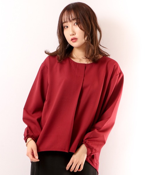 Anna Nicola(アンナニコラ)の「Anna Nicola 切り替えブラウス(シャツ/ブラウス・レディース・レッド/イエロー/ブラック・M)」の15枚目の写真