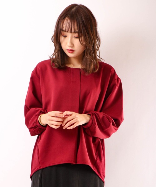 Anna Nicola(アンナニコラ)の「Anna Nicola 切り替えブラウス(シャツ/ブラウス・レディース・レッド/イエロー/ブラック・M)」の16枚目の写真