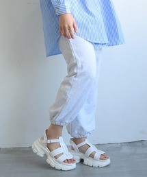 NOFALL | 厚底スニーカーソールベルトサンダル(サンダル)