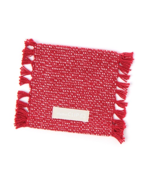 studio CLIP(スタディオクリップ)の「シャンブレー織りコースター(ランチョンマット/テーブルウェア・レディース・ライトブルー/レッド/イエロー/グリーン/グレー/ベージュ/パープル・FREE)」の20枚目の写真