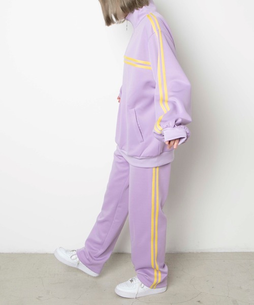 WEGO（ウィゴー）の「WEGO/ラインカラージャージパンツ（スウェット