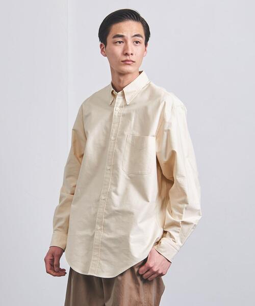 UNITED ARROWS(ユナイテッドアローズ)の「<UNITED ARROWS> オーガニック オックスフォード ボタンダウン(シャツ/ブラウス・メンズ・オフホワイト/シャーベット/ライトブルー・XL/L/M/S)」の4枚目の写真
