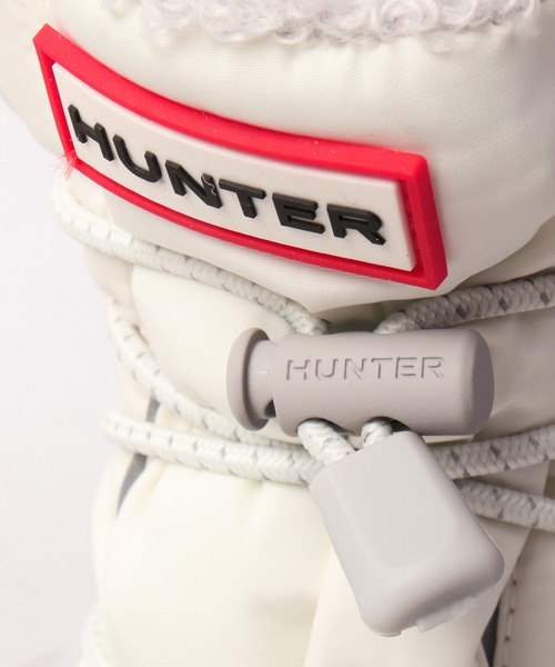 HUNTER(ハンター)の「HUNTER RECYCLED POLYESTER SNOW BOOT ハンター リサイクルポリエステルスノーブーツ(ブーツ・レディース・ホワイト/ブラック・23cm/24cm/25cm)」の13枚目の写真